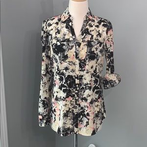 Talbots floral blouse